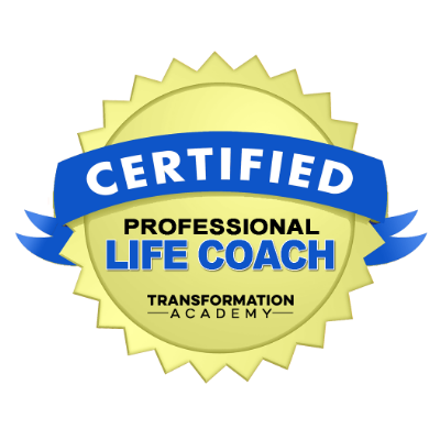 image of certification from Transformation Academy for Professional Life Coach